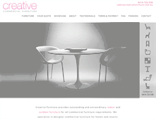 Tablet Screenshot of creativefurniture.com.au